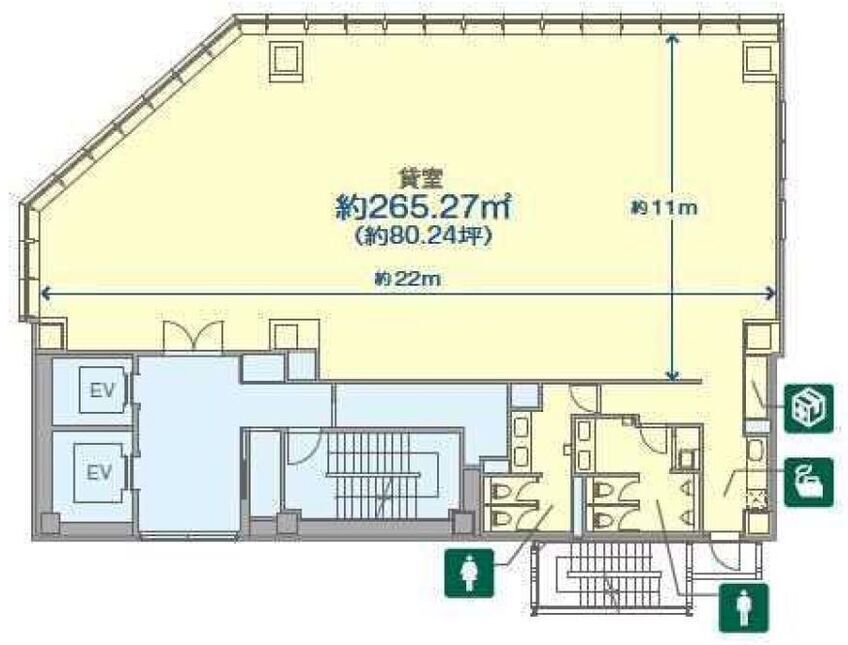 BIZCORE赤坂見附 3階（80.24坪）の情報 | 賃貸オフィス・貸事務所- 東京ベストオフィス TOKYO BEST OFFICE