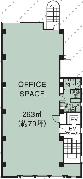 モワビル 4階（55.94坪）の情報 | 賃貸オフィス・貸事務所- 東京ベストオフィス TOKYO BEST OFFICE