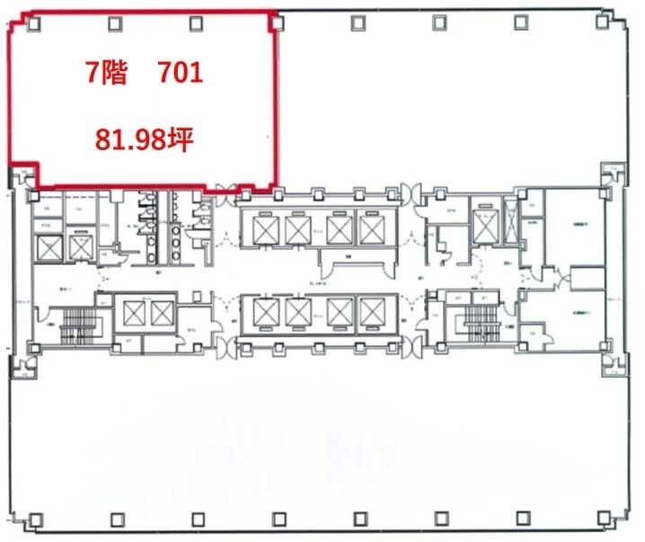 紀尾井町ビル 7階701（81.98坪）の情報 | 賃貸オフィス・貸事務所- 東京ベストオフィス TOKYO BEST OFFICE
