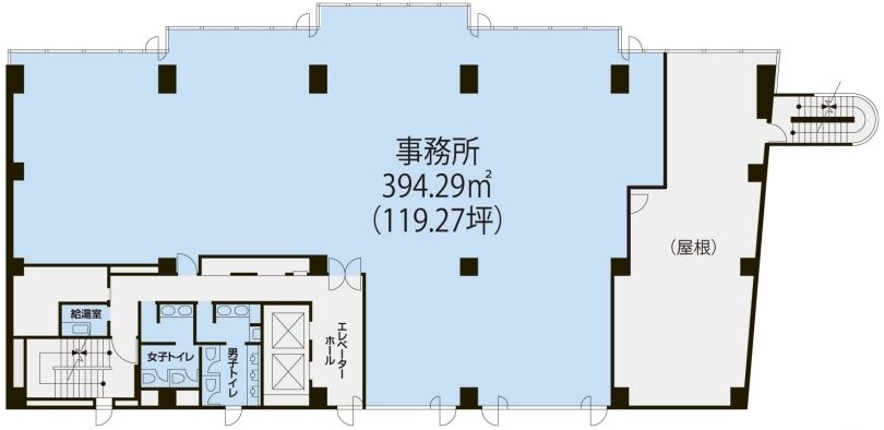 JPR原宿ビル 9階(119.27坪)の情報 | 賃貸オフィス・貸事務所- 東京ベストオフィス TOKYO BEST OFFICE