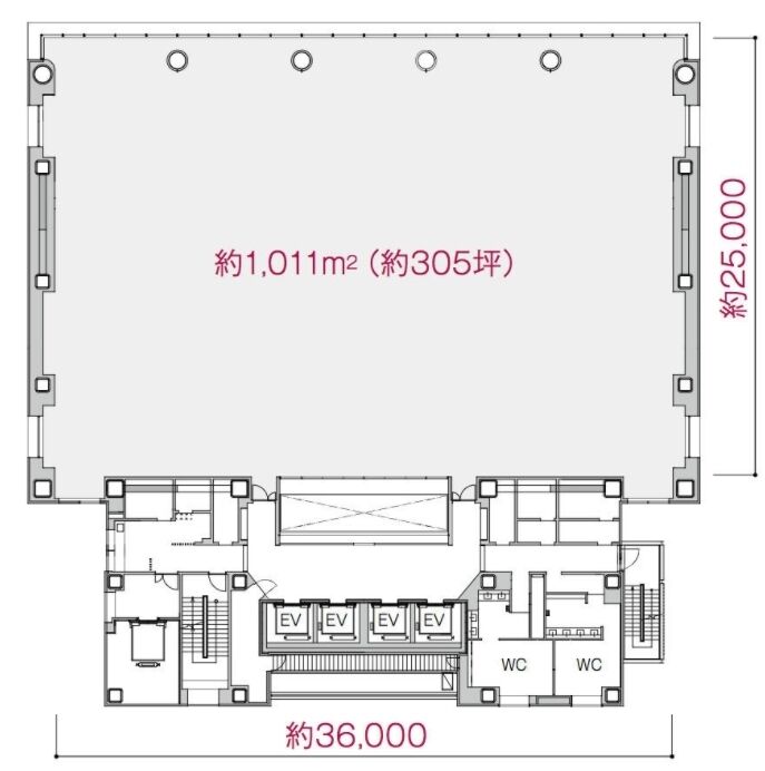 アーバンネット日本橋二丁目ビル 6階(305.93坪)の情報 | 賃貸オフィス・貸事務所- 東京ベストオフィス TOKYO BEST OFFICE
