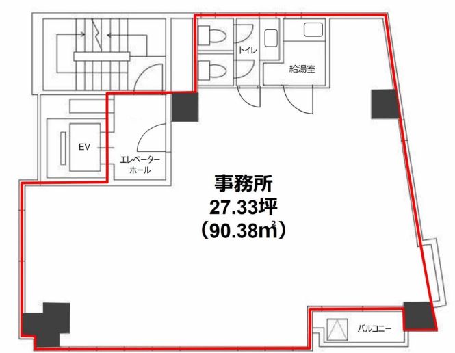 パレスサイド千代田 7階（27.33坪）の情報 | 賃貸オフィス・貸事務所- 東京ベストオフィス TOKYO BEST OFFICE