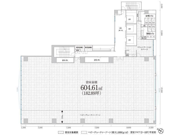 PMO田町Ⅱ（旧：PMO田町東） 10階（182.89坪）の情報 | 賃貸オフィス・貸事務所- 東京ベストオフィス TOKYO BEST OFFICE