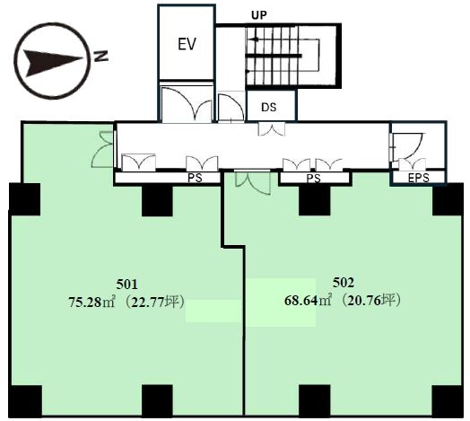 マイホーム錦糸 5階502（20.76坪）の情報 | 賃貸オフィス・貸事務所- 東京ベストオフィス TOKYO BEST OFFICE