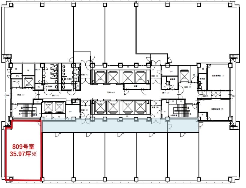 紀尾井町ビル 8階809（35.97坪）の情報 | 賃貸オフィス・貸事務所- 東京ベストオフィス TOKYO BEST OFFICE