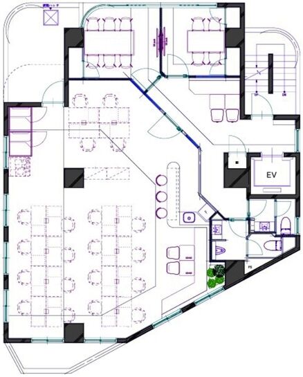 NOVEL WORK Otsuka（旧：（仮称）南大塚三丁目ビルPJ） 6階 平面図