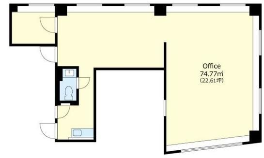渋谷YTビル02 2階 平面図