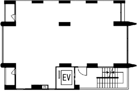 香雅堂品川ビル 2階 平面図