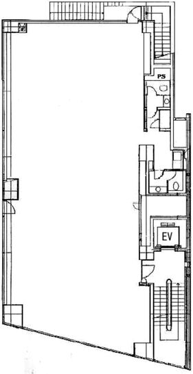 テイケン東京ビル 2階 平面図