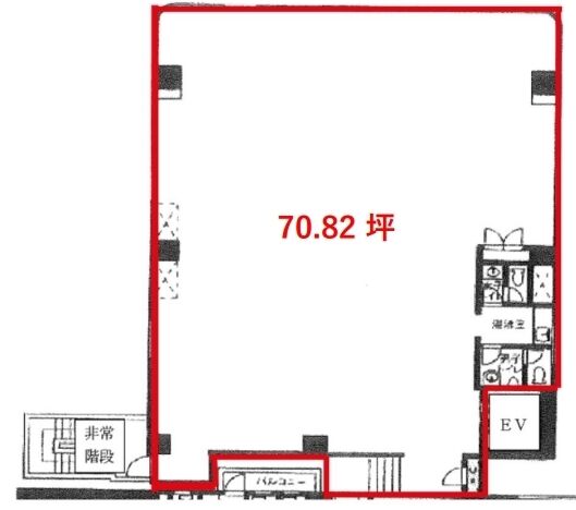 鈴中ビル大森ANNEX 3階 平面図
