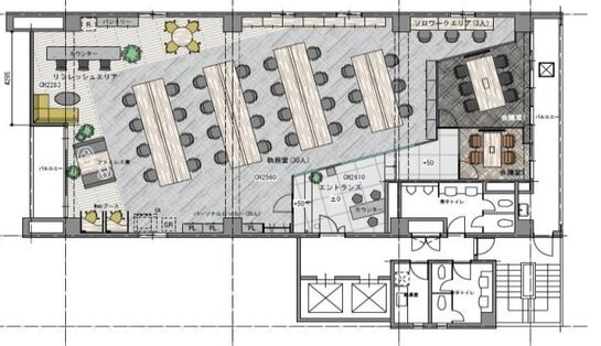 高木ビル 4階 平面図
