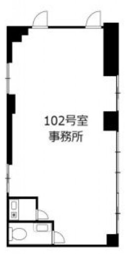 ゴム産業会館 1階102 平面図
