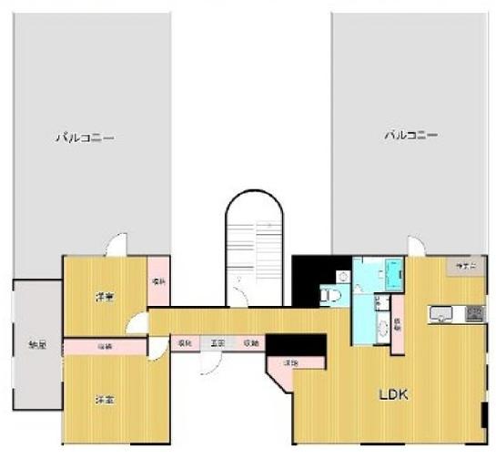 ディ・オープンハウス 4階401 平面図