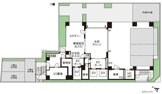 1階平面図