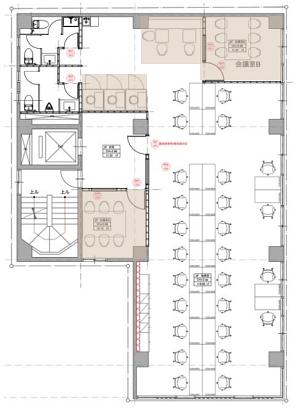 （仮称）MUC Kodenma（ムク小伝馬） 2階 平面図