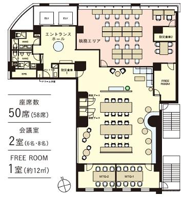スイテ新宿御苑前 10階 平面図