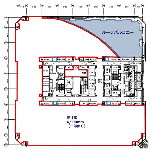 晴海アイランドトリトンスクエアオフィスタワーY棟 39階 平面図
