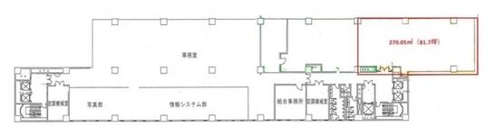 越中島STビル 6階 平面図