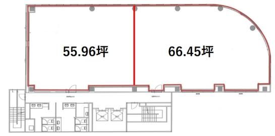 FORECAST亀戸（旧：亀戸アイマークビル） 3階① 平面図