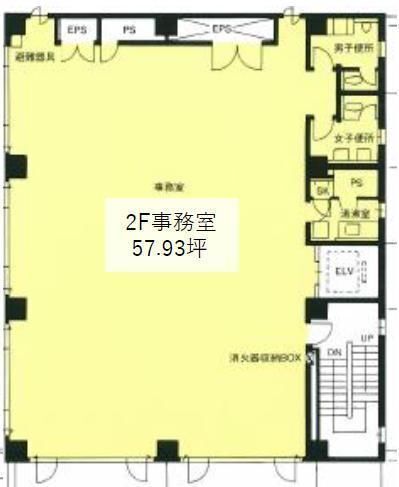 雄邦ビル 4階 平面図