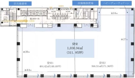 秋葉原アイマークビル 11階 平面図