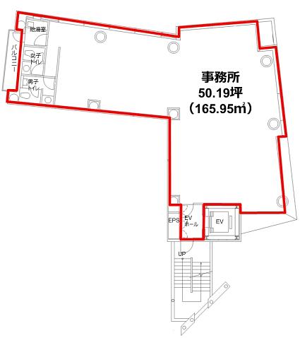 MK麹町ビル 2階 平面図