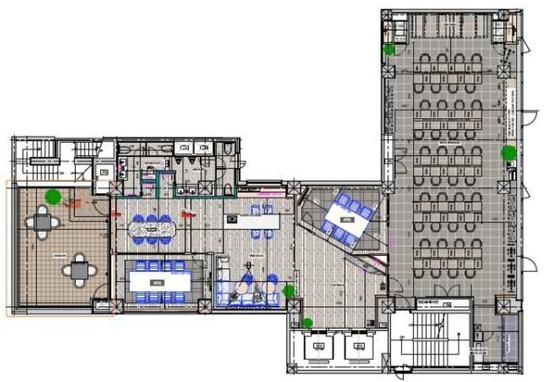 ＋SHIFT TSUKIJI（旧：日刊スポーツNYビル） 5階 平面図
