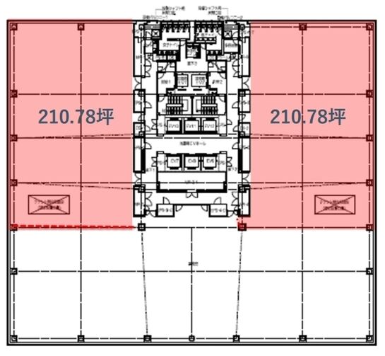 有明セントラルタワー 17階 平面図