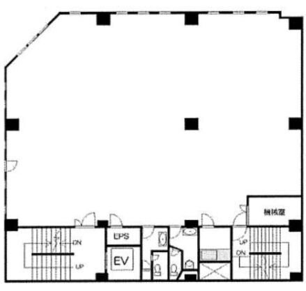 藤久ビル西2号館 4階 平面図