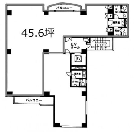 み満きビル 2階 平面図