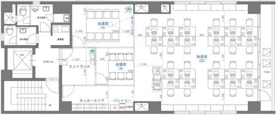 新川I&Lビル 8階 平面図
