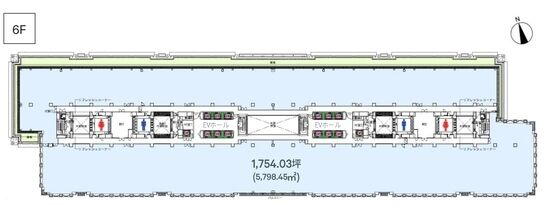 ガーデングレイス品川御殿山(旧:ガーデンシティ品川御殿山) 6階 平面図