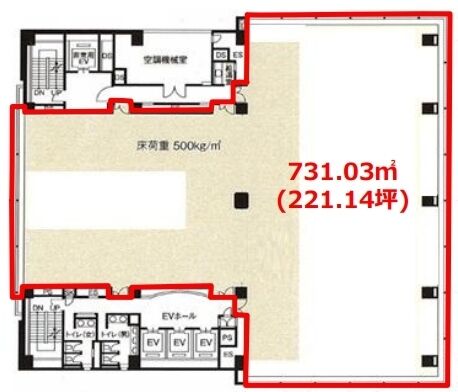 SOUTH PORT品川 11階 平面図
