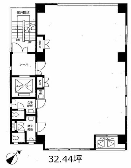 目黒FSDビル 5階 平面図