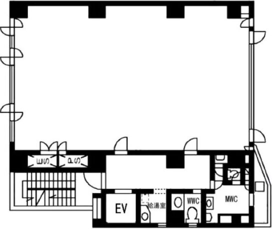 D'sVARIE御徒町ビル（旧：ユニゾ仲御徒町ビル（旧：TOWA SKY BLDG）） 5階 平面図