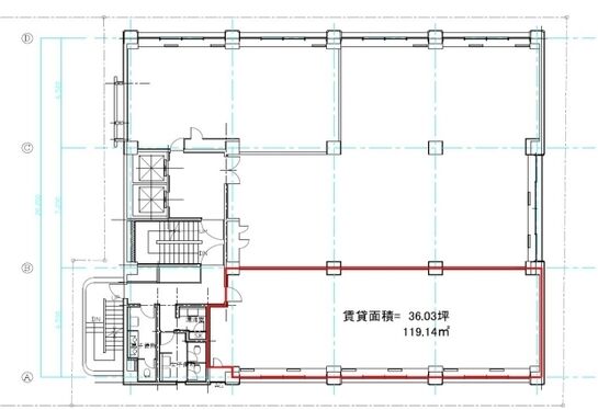 物産ビル 2階 平面図