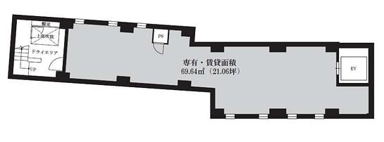 VORT恵比寿north  地下1階 平面図