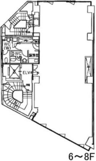 藤久ビル別館 2階 平面図