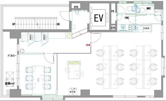 ILLUMIRISE 神保町（旧：映文社ビル） 6階 平面図