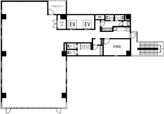 CIRCLES日本橋小伝馬町 8階 平面図