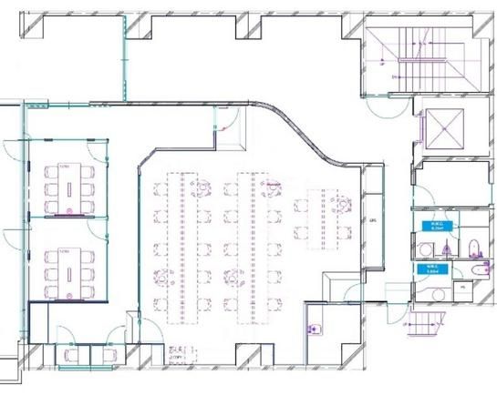 +SHIFT SHIBADAIMON（旧：芝大門MFビル） 1階 平面図