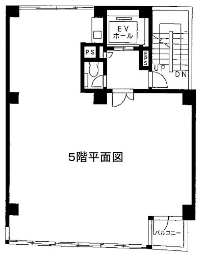 永井ビル(港区) 5階 平面図