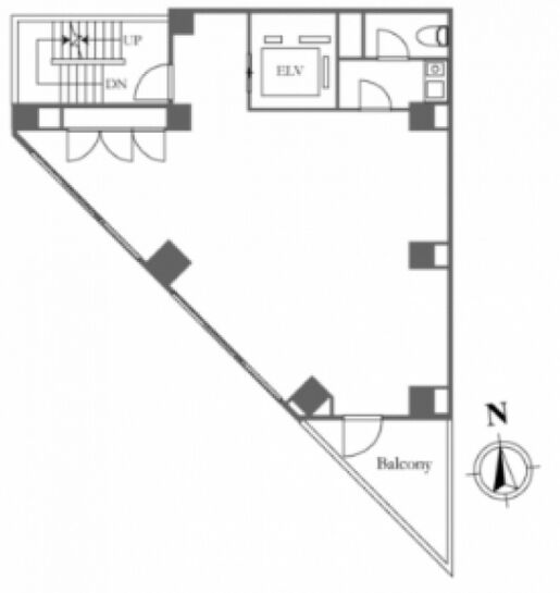 VISTA浜松町 4階 平面図