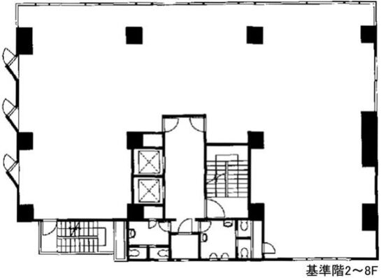 宮前ビルディング 8階 平面図