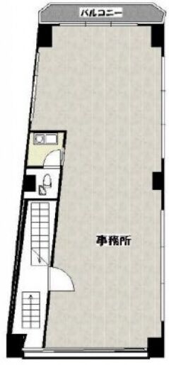 都竹ビル 3階 平面図