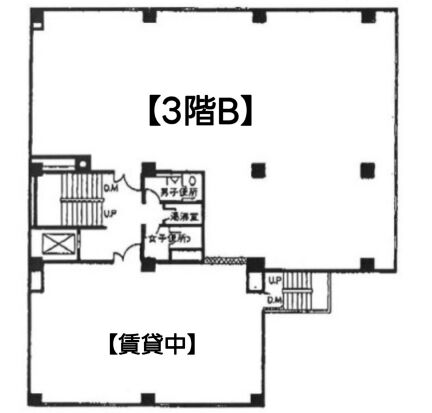 第2SSビル 3階B 平面図