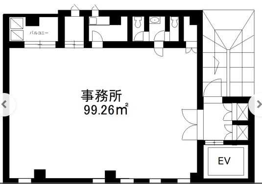 白善ビル 3階 平面図