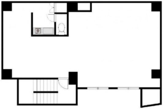 梅原ビル(千駄ヶ谷) 1階 平面図