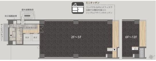 VORT上野Plus(旧:東上野三丁目計画) 12階 平面図