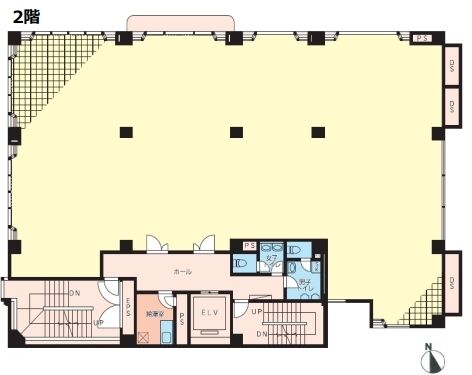 三田UTビル 2階 平面図